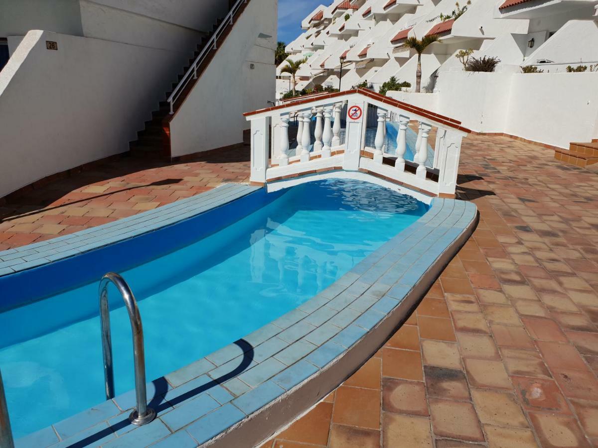 Casa Las Flores With Heated Pool, Only 490 Meters To The Beach, Balcony, Wifi Arona (Tenerife) Exterior foto