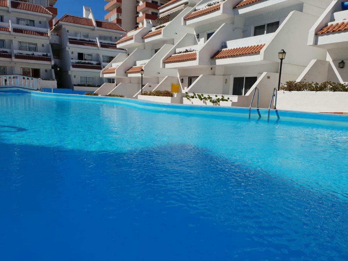 Casa Las Flores With Heated Pool, Only 490 Meters To The Beach, Balcony, Wifi Arona (Tenerife) Exterior foto