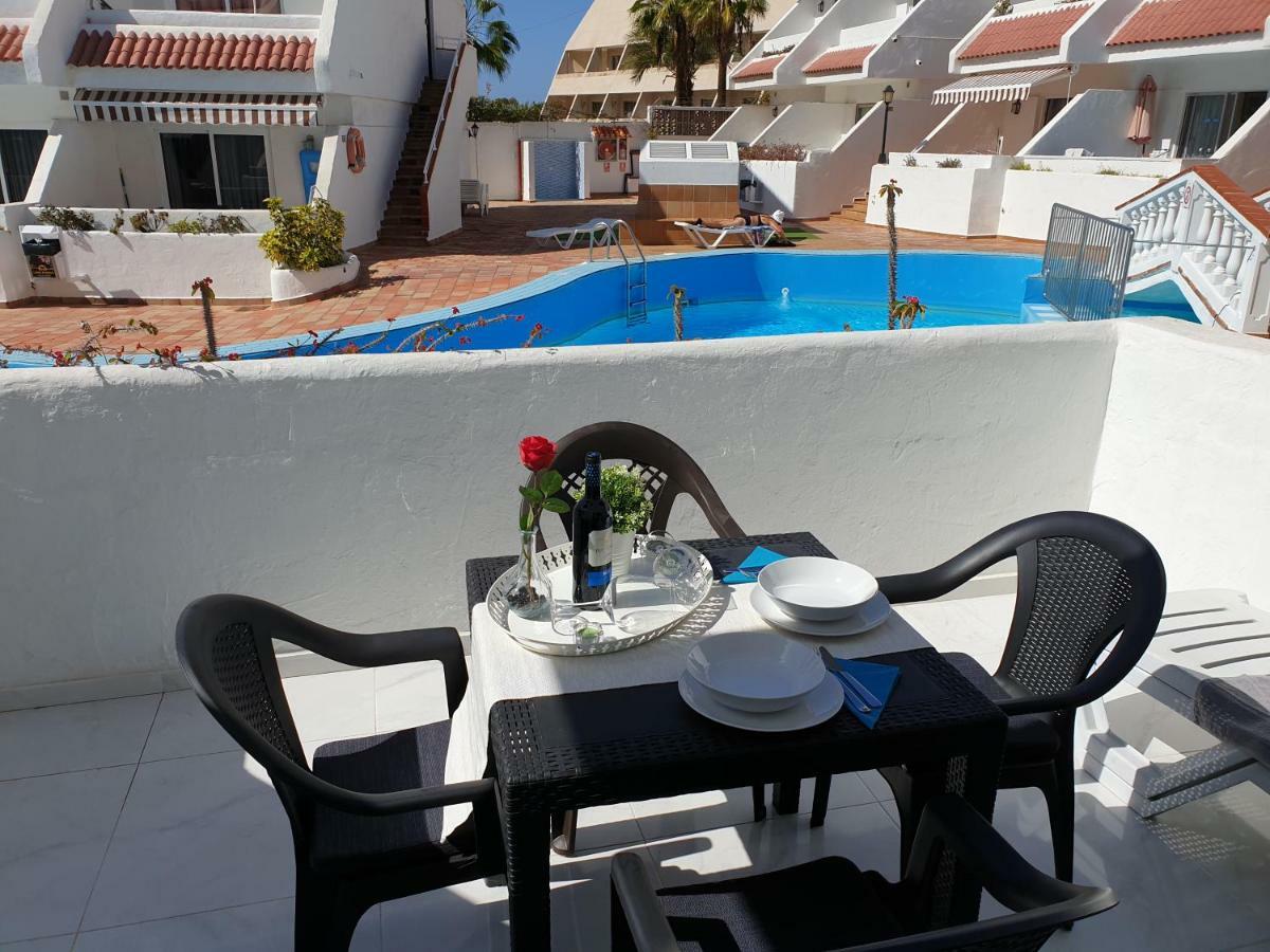 Casa Las Flores With Heated Pool, Only 490 Meters To The Beach, Balcony, Wifi Arona (Tenerife) Exterior foto