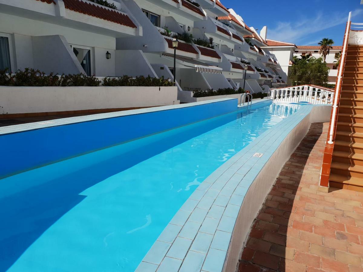 Casa Las Flores With Heated Pool, Only 490 Meters To The Beach, Balcony, Wifi Arona (Tenerife) Exterior foto