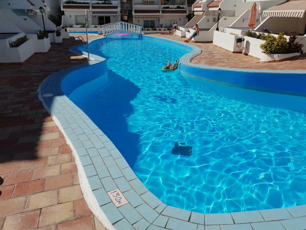 Casa Las Flores With Heated Pool, Only 490 Meters To The Beach, Balcony, Wifi Arona (Tenerife) Exterior foto