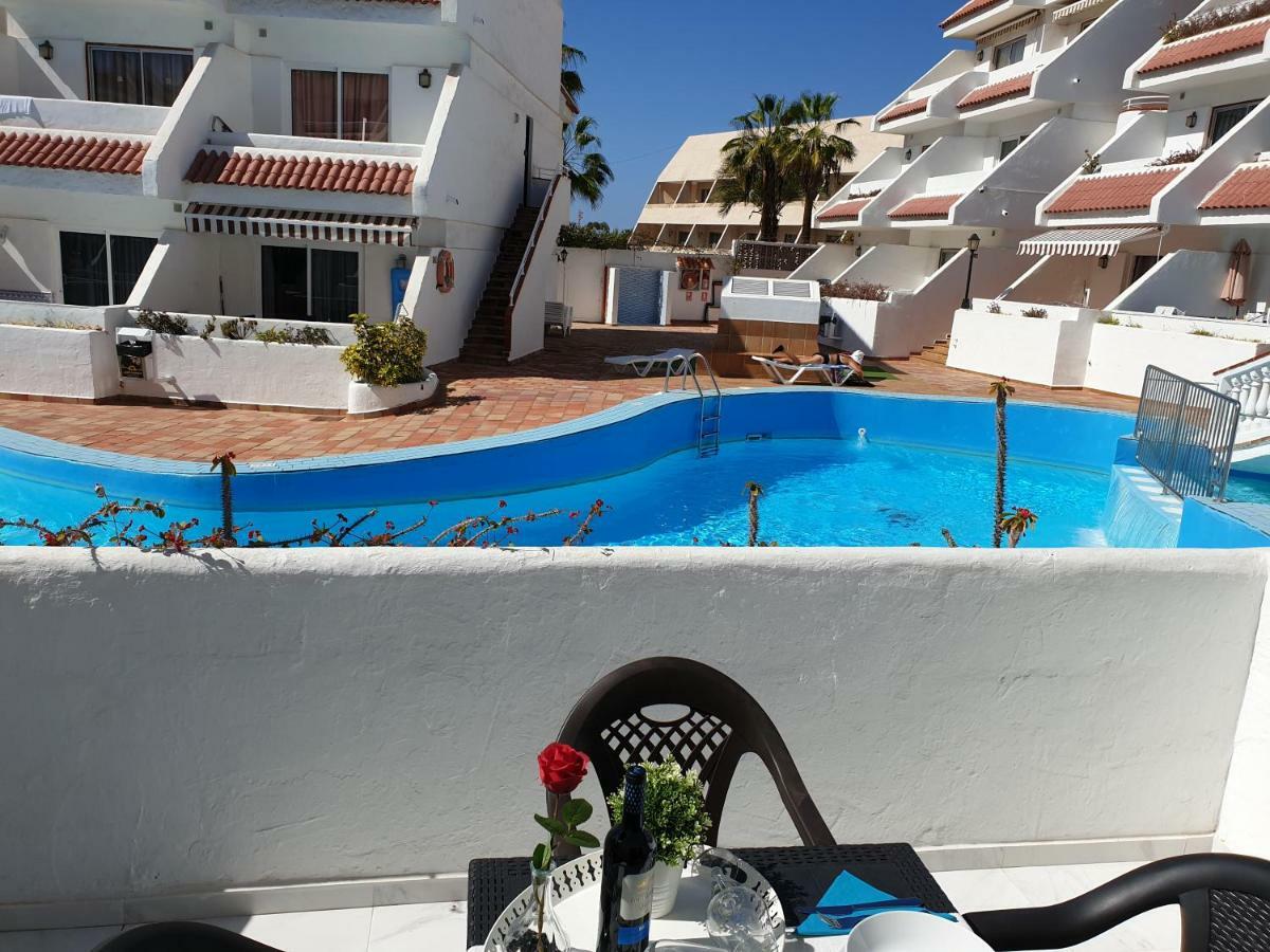Casa Las Flores With Heated Pool, Only 490 Meters To The Beach, Balcony, Wifi Arona (Tenerife) Exterior foto